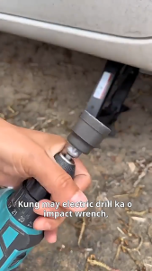 Scissor Jack Adapter Socket wrench Fast Tire Change Car Maintenance Repair Tool for RV Trailer