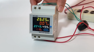 COD KIRIM CEPAT Taffware D52-2066 Meteran Listrik Digital Kwh Meter Display Din Rail Single Phase 300V