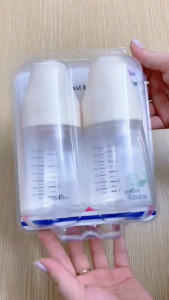 Bộ 2 Bình Trữ Sữa PP Spectra Chính Hãng Hàn Quốc – Cổ Rộng 160ml An Toàn Không BPA