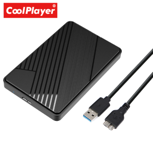 2.5-inch SATA to USB 3.0 External Hard Drive Enclosure Tool-Free 5Gbps SSD HDD Case Mobile Disk Box Support 6TB Laptop PC