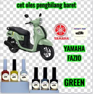CAT OLES PENGHILANG BARET MOTOR YAMAHA FAZIO NEW HIJAU/GREEN TERMURAH BISA COD
