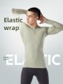 Decathlon Men's Sportswear Training Suit Quick Dry Breathable Short Sleeve Basketball Running Tight Clothes SAT2. 