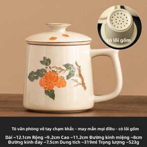 JISU | Tách Trà Sứ Tinh Tế Bằng Tay