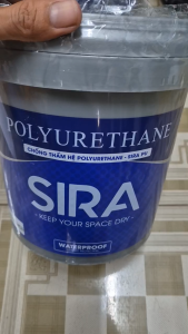 Vật Liệu Chống Thấm SIRA Polyurethane 5KG Chống Thấm Nứt Tuyệt Đối Đàn Hồi Tốt Bảo Vệ Công Trình
