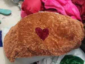 3pcs sarung bantal cinta bulu rasfur 45x90
