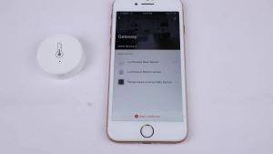 iHseno | Tuya Zigbee Temperature and Humidity Sensor Intelligent Home Hygrometer work with Smart Life Alexa Google Assistant