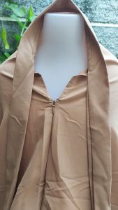 Mukena 3 in 1 Anak Elegan Zipper Katun Tali Ungu Cokelat 1 sampai 10 tahun Travel Simple Lesti