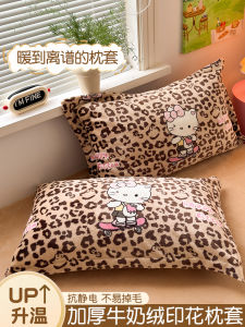 Áo Chăn Gối Dày Bằng Vải Nhung Bò Dày Cặp Dùng Trong Gia Đình Mùa Thu Đông Vải Nhung San Hô Lót Lông Cừu Hoạt Hình