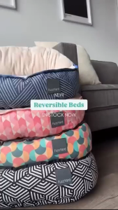 FuzzYard Reversible Dog Beds - 100% Polyester Machine Washable | Bedding Collection 1 (S/M/L)