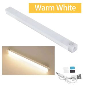 5pcs LED Bar Light USB Rechargeable Motion Sensor Cabinet Light For Home Corridor Stair Wardrobe Kitchen Bedroom Desk Night Lamp