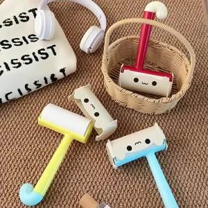Reusable Pet Hair Remover Roller for Cat Dog Hair New Tearable Roll Paper Sticky Roller Dust Wiper Portable Pet Hair Cleaning To