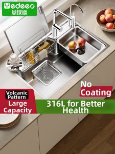 yedeeo | Multifunctional Stainless Steel Kitchen Sink