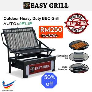 easy grill auto flip grill outdoor BBQ small size 43×25/heavy duty