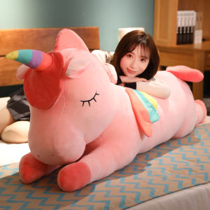 THÚ BÔNG NGỰA PONY GẤU BÔNG KÌ LÂN NGỰA 1 SỪNG VẢI MINISO SIÊU MỊN 4 CHIỀU CHỐNG NHĂN CAO CẤP XUẤT KHẨU