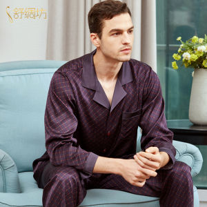 Heavyweight Silk Luxury Mens Long Sleeve and Pant Set