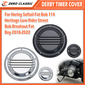 Motorcycle Accessories Engine Clutch Derby Timer Cover Kits For 2018-up Harley Softail Slim Deluxe Sport Glide Heritage Fat Boy Street Bob Fat Bob Breakout 114 Low Rider ST 117 FXLR