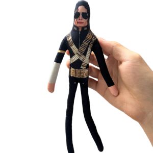 Bandai | 2026 New Cute Anime Michael Jackson Cosplay Prop Doll Plush Stuffed Figure Joint Mobility Room Decoration Gift for Fans