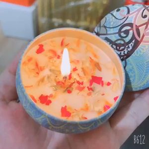 Nến thơm tarot hoa sáp thơm hoa khô thiên nhiên đuổi muỗi thư dãn