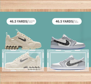 Thickening Shoes Storage Box Organizer Large Space Stackable Shoe Box Firm And Reliable With Cover Buckle High-strength Shoe Rack