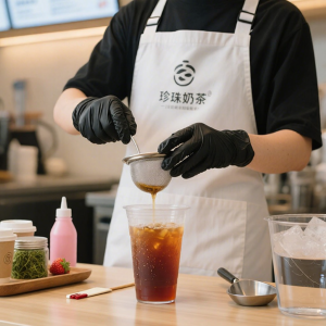 Intco | Disposable Thickened Waterproof Anti-slip Touchscreen-friendly Food-grade Gloves