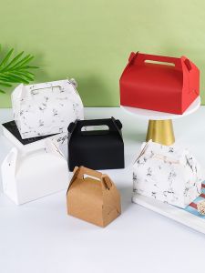 Dùng Một Lần Cầm Tay Bánh Mousse Hộp Bánh Ngọt Nướng Bánh Mì Hộp Đóng Gói Thực Phẩm Món Tráng Miệng Hộp Ăn Nhẹ Nhỏ Điểm Tây Hộp Nougat Tình Yêu