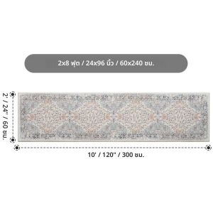 VIKAMA Boho 2x8 ห้องโถง Runner พรมลื่นล้างพรมห้องครัวในร่มพรมปูพื้น Home Decor ห้องซักรีดห้องนอนพรมยาว