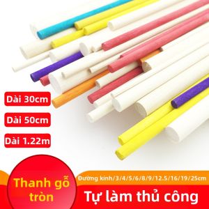 JIMUWU | Colorful Wooden Craft Sticks