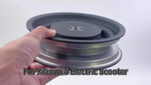 Aluminum Alloy Rim for Xiaomi 5 Electric Scooter Replacement Wheel Hub Front Wheel Hub Rim Tire For Mi5 Kickscooter Parts