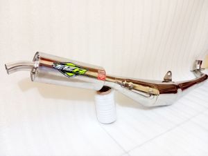 KNALPOT FIZ R FORCE FULL CROOM  TAMENG SUARA SUPER GARING