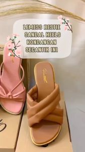 Sandal Wanita Heels Hak Tahu Sendal Cewek Havana Heels Kekinian Murah