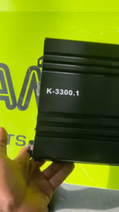 เพาเวอร์แอมป์ Class D ขับซับ K-3300.1 Mono Block | ขับซับ 10"-12" แม่เหล็ก 156-180 mm ได้สบาย เบสแน่น แรงดี ไม่อั้น