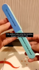Nail Buffer 7 Steps Murah / Amplas Kikir Nail Art Manicure Pedicure / Alat Kikir Kuku 7 Sisi Praktis