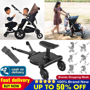 🛵High Quality🛵Kiddy BoardWith seat standing boardStable two wheel designPram accessories