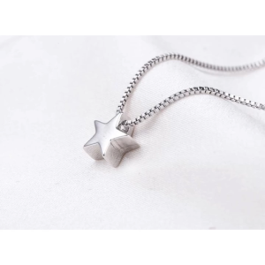 Dây chuyền bạc nữ mặt ngôi sao may mắn chất liệu bạc 925 mẫu mới sang trọng APRIL JEWELRY DC008