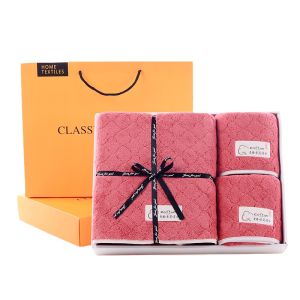 Bộ Khăn Tắm in Logo Bộ Ba Món Khăn Và Khăn Tắm Cho Đám Cưới Quà Tặng Doanh Nghiệp Thương Hiệu Khác Vải Polyester 80% Nylon 20%