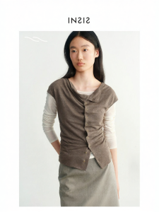 INSIS FEMME | Natural Eco-friendly Linen Cotton Vintage Scoop Neck Womens Tank Top