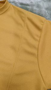 Mens T-Shirt Waffle Knitted Fabric 2XL to 3XL