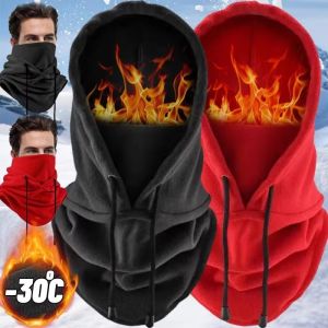🔥Outdoor Winter Thermal Fleece Balaclava Scarf Ski Face Mask Neck Warmer Snood Hood Hat Windproof Cold Warm Riding Cap Sports