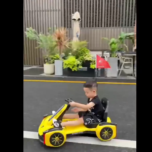 Kids Electric Drift Go Kart w/ Parent Remote Control & Music Player | Rechargeable Battery Ride On Car Toy | Gift for Boys Girls 2-12 Years Old | Fast Shipping