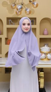 Hijab Pashmina Ouval Curve Crinkle Premium 180cm