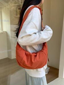 Túi Đeo Chéo Kiểu Nhật Bản Cổ Điển Giản Dị Túi Oxford Túi Tròn Túi Đeo Vai Đơn Cho Học Sinh Túi Đeo Vai Nam Nữ Túi Đựng Đồ Ăn Trưa