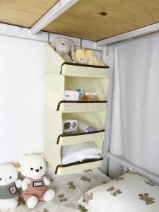 Dormitory Good Storage Bag Upper bunk Dormitory Lower bunk Artifact Bedhead Storage Hook Hanging Bag Hanging Bed Storage Rack