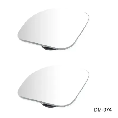 2pcs Car Mirror Wide Angle Car Blind Spot Mirrors 360° Adjustable Auxiliary Rearview Mirrors HD Frameless Small Round Mirror