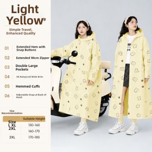 RAINCATO | Waterproof Raincoat for Adult Women E-Scooter Riders