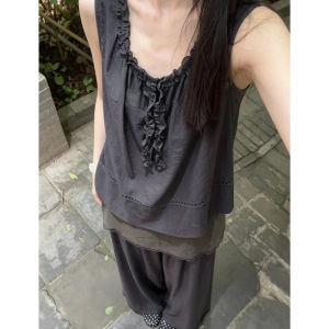 SENWA | Womens Sleeveless Top and Wide Leg Pants Set
