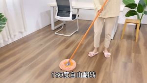 Cây lau nhà hoa hướng dương nhỏ gọn cao cấp Chổi lau nhà thông minh xoay 360 chiều dài 160cm-180cm