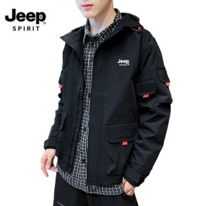 Jeep Spirit 1941 estd mùa xuân và mùa thu Nam làm việc quần áo Áo khoác nam sinh viên Áo khoác giản dị áo gió hàng đầu