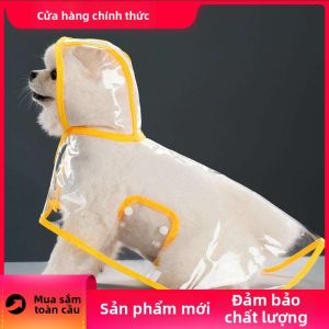QUEZHOU | Áo Mưa Chống Thấm Cho Chó Trong Suốt