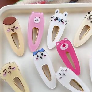 Chiikawa | Kawaii Chiikawa Nhân Vật Acrylic Kẹp Tóc Hoạt Hình Dễ Thương Mỏ Vịt Anime Phụ Kiện Tóc Sử Dụng Hàng Ngày 1