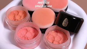 [Ready Stock+COD]  Maffick Blush Mushroom Powder Blusher Blusher Powder Makeup Matte Blush On Cruelty-free Pink Coral Mushroom Head Mist Rouge Powder